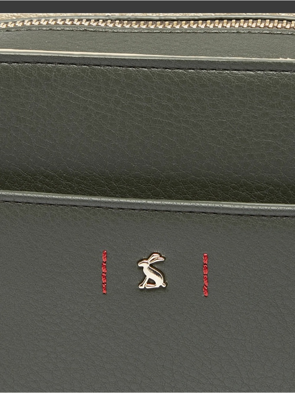 Joules Zia Vegan Leather Camera Bag - Khaki Green - Picture 5 of 16